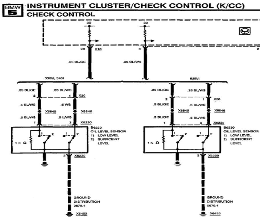 Oil Level Sensor Ground Wire Smoking...